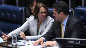 senador Davi Alcolumbre, senadora Damares Alves