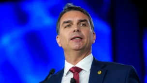 O Pré-Candidato a Presidência da República, senador Flávio Bolsonaro (PL/RJ)