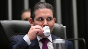 Presidente da Câmara dos Deputados, deputado Hugo Motta