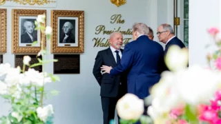 Presidente da República, Luiz Inácio Lula da Silva, durante Encontro com o Presidente dos Estados Unidos, Donald Trump.