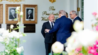 Presidente da República, Luiz Inácio Lula da Silva, durante Encontro com o Presidente dos Estados Unidos, Donald Trump.