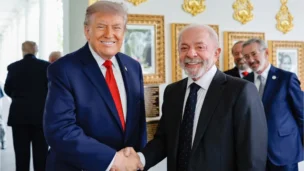 Presidente da República, Luiz Inácio Lula da Silva, durante Encontro com o Presidente dos Estados Unidos, Donald Trump.