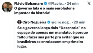 Senador Flávio Bolsonaro, senador Ciro Nogueira