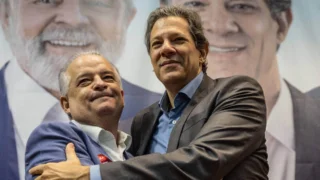 Fernando Haddad e Márcio França