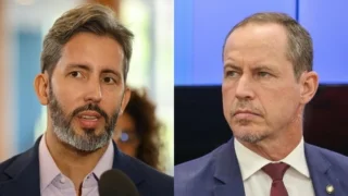 O presidente do Iphan, Leandro Grass e Ricardo Cappelli