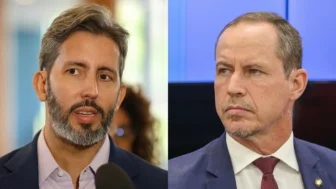 O presidente do Iphan, Leandro Grass e Ricardo Cappelli