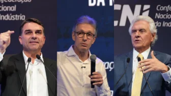 Flávio Bolsonaro, Romeu Zema, Ronaldo Caiado
