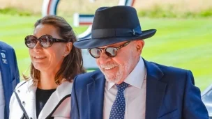 Presidente da República, Luiz Inácio Lula da Silva e a primeira-dama, Janja Lula da Silva
