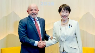 Presidente da República, Luiz Inácio Lula da Silva, durante Reunião com a Primeira-Ministra do Japão, Sanae Takaichi