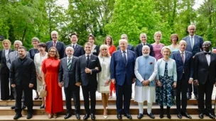 Presidente da República, Luiz Inácio Lula da Silva e delegação dos países membros e dos países convidados do G7