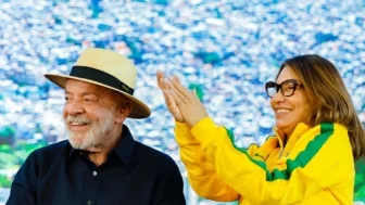 Presidente da República, Luiz Inácio Lula da Silva e a primeira-dama, Janja Lula da Silva