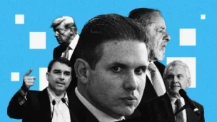 Flávio Bolsonaro, Donald Trump, Hugo Motta, Lula, Ronaldo Caiado