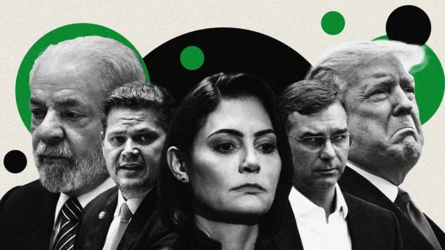 Lula, Davi Alcolumbre, Michelle ALcolumbre, Flávio Bolsonaro, Donaldo Trump
