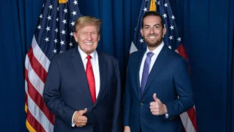 O Presidente dos Estados Unidos, Donald Trump e Embaixador indicado Daniel Perez.