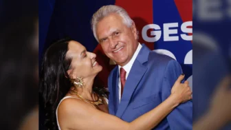 Anna Vitória Gomes Caiado e Ronaldo Caiado