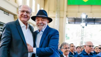 Presidente da República, Luiz Inácio Lula da Silva e o vice-presidente da República Geraldo Alckmin