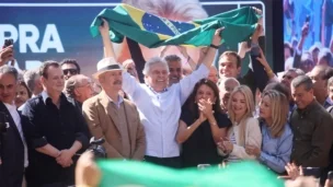 Algumas fotos da convenção do PSD neste domingo (26/7) em São Paulo (SP) candidato do PSD Ronaldo Caiado