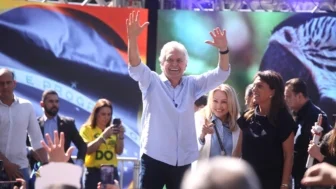 Algumas fotos da convenção do PSD neste domingo (26/7) em São Paulo (SP) candidato do PSD Ronaldo Caiado