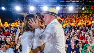 Presidente da República, Luiz Inácio Lula da Silva e a primeira-dama, Janja Lula da Silva