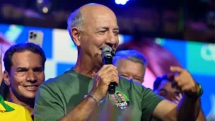 Ex-governador José Roberto Arruda no lançamento da candidatura do Izalci para Deputado Federal