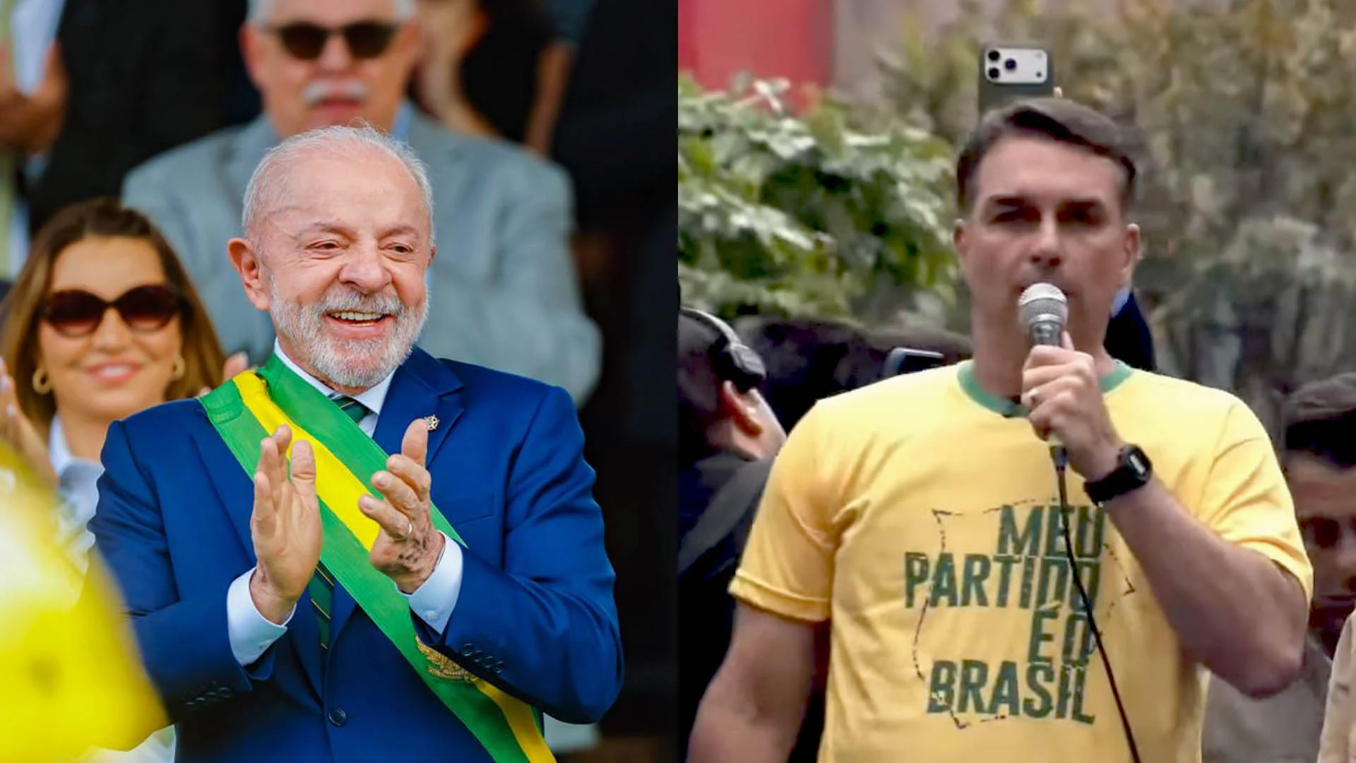 Lula, Flávio Bolsonaro