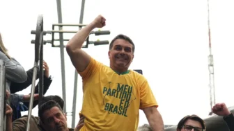 O senador Flávio Bolsonaro