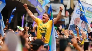 O senador Flávio Bolsonaro