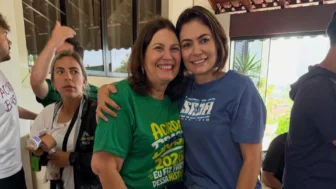 Michelle Bolsonaro (PL) e Bia Kicis (PL-DF)
