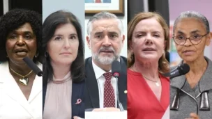 Dep. Benedita da Silva (PT - RJ), Simone Tebet, Dep. Paulo Pimenta (PT - RS), Gleisi Hoffmann, Dep. Marina Silva (REDE - SP)