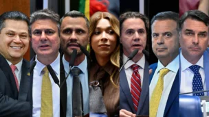 presidente do Senado Federal, senador Davi Alcolumbre, senador Camilo Santana, Senador Cleitinho, Dep. Erika Hilton, senador Rogerio Marinho, Senador Veneziano Vital do Rêgo , Senador Flávio Bolsonaro