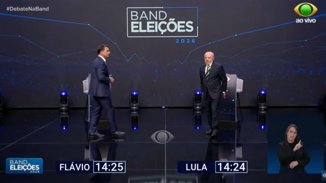 Senador Flávio Bolsonaro e Presidente da República, Luiz Inácio Lula da Silva