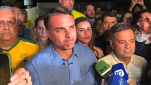 O senador Flávio Bolsonaro