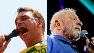 Senador Flávio Bolsonaro, presidente da República, Luiz Inácio Lula da Silva