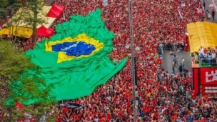 Presidente da República, Luiz Inácio Lula da Silva, durante ato ”Lula em São Paulo, O Brasil Pronto Pra Mais”