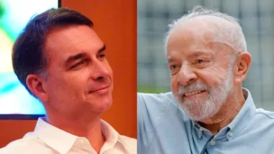 Senador Flávio Bolsonaro, presidente da República, Luiz Inácio Lula da Silva