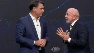 Senador Flávio Bolsonaro e Presidente da República, Luiz Inácio Lula da Silva