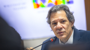 O ministro da Fazenda, Fernando Haddad