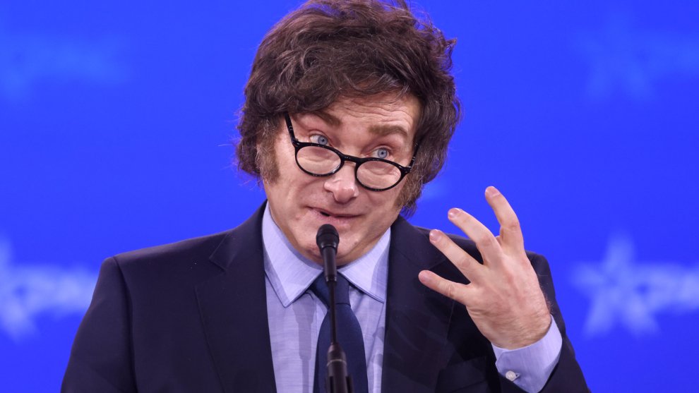 Presidente da Argentina, Javier Milei.