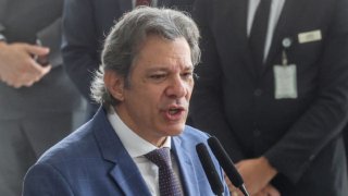 O ministro da fazenda, Fernando Haddad