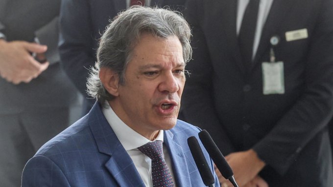 O ministro da fazenda, Fernando Haddad