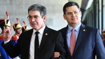 Randolfe Rodrigues e Davi Alcolumbre