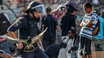 Abordagem policial na Cracolândia